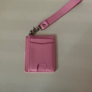 Pink Denner Andar wallet @ lanyard